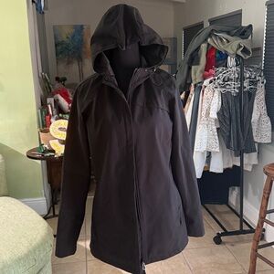 New Balance Black Full-Zip Hooded Jacket